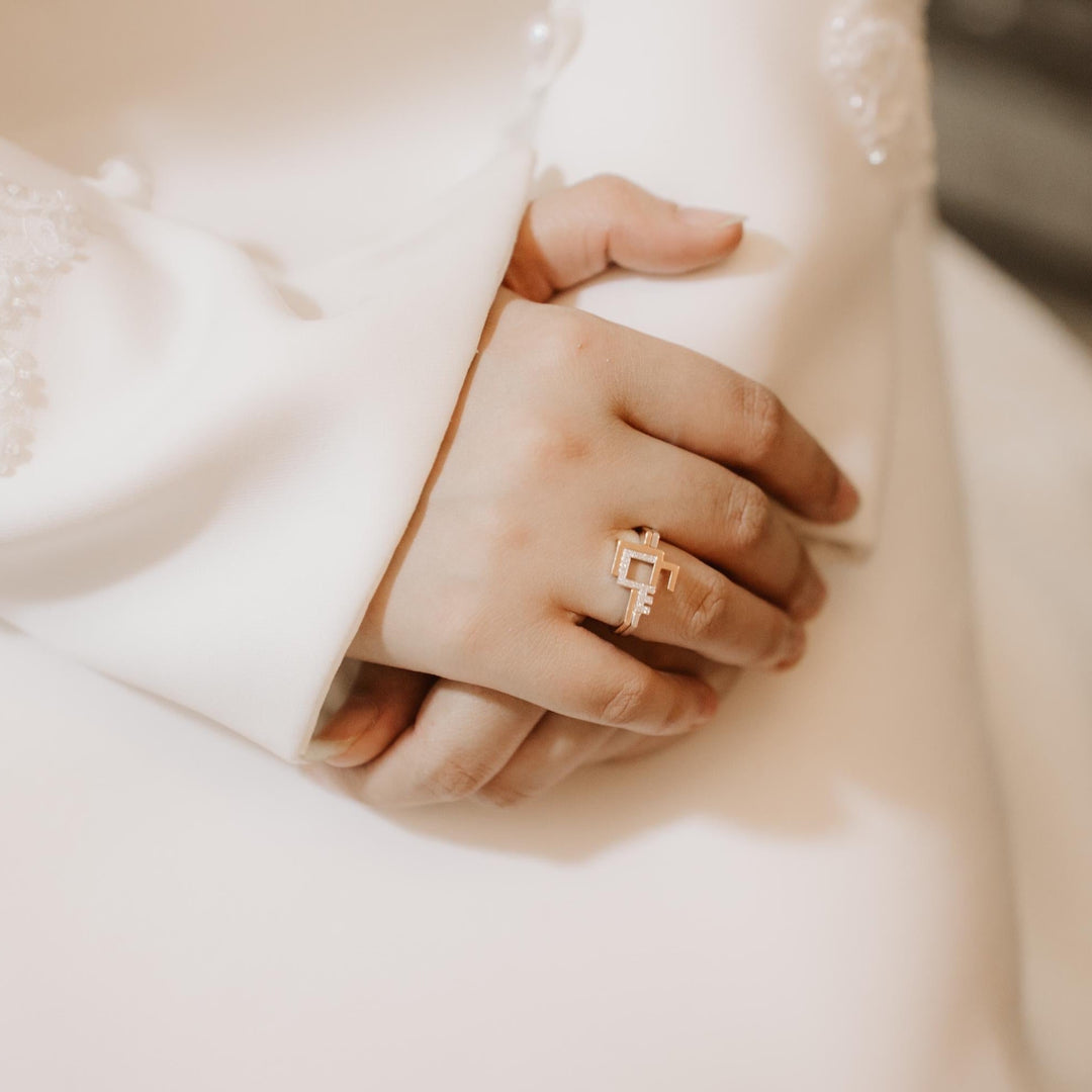 Thin Duo Rings - HIBA JABER