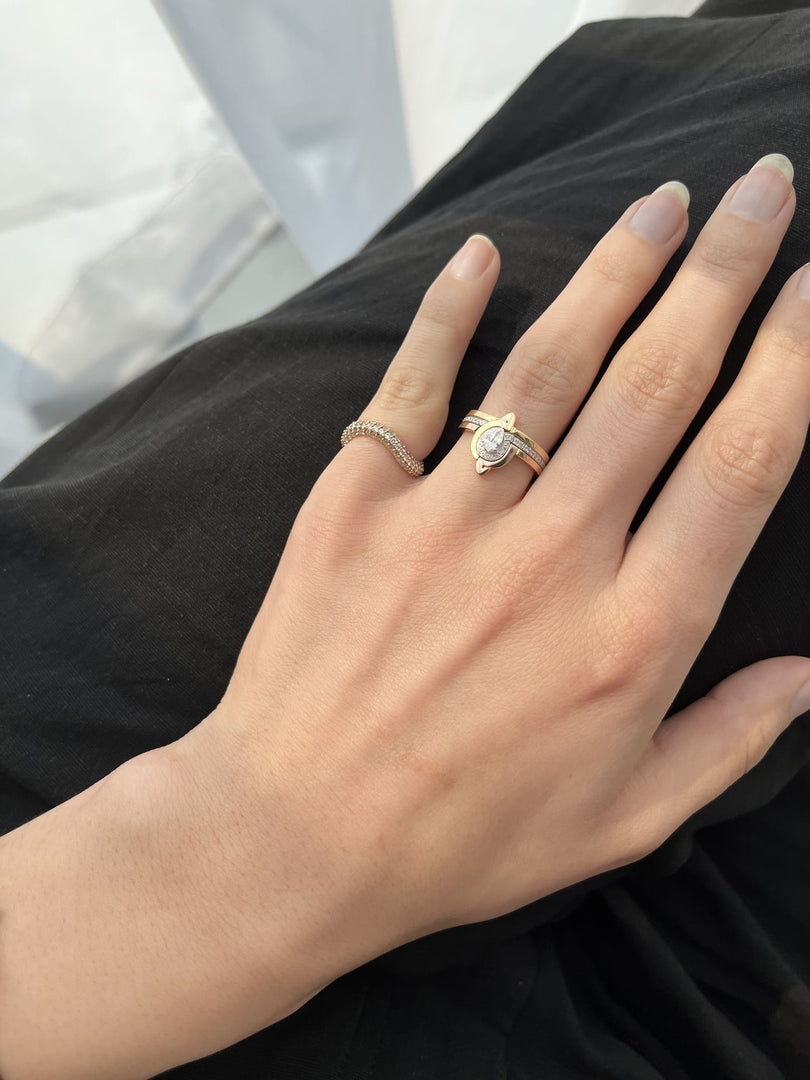Thin Trio Rings - HIBA JABER