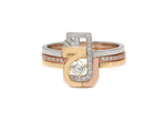 Load image into Gallery viewer, Thin Trio Rings - HIBA JABER
