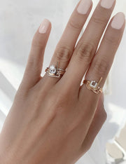 Thin Trio Rings - HIBA JABER