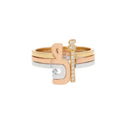 Thin Trio Rings - HIBA JABER