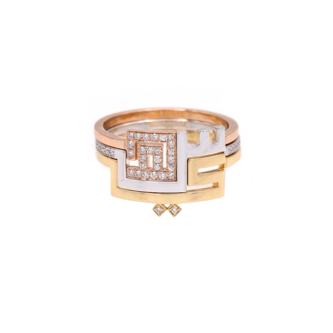Thin Trio Rings