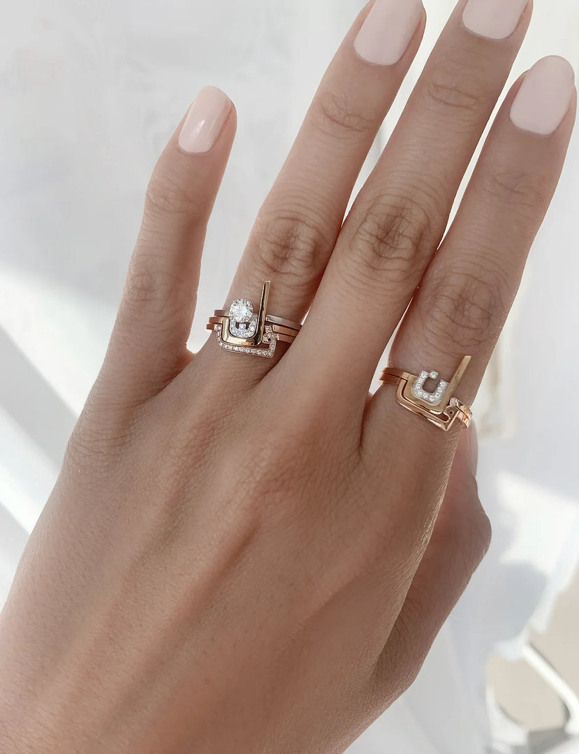 Thin Trio Rings