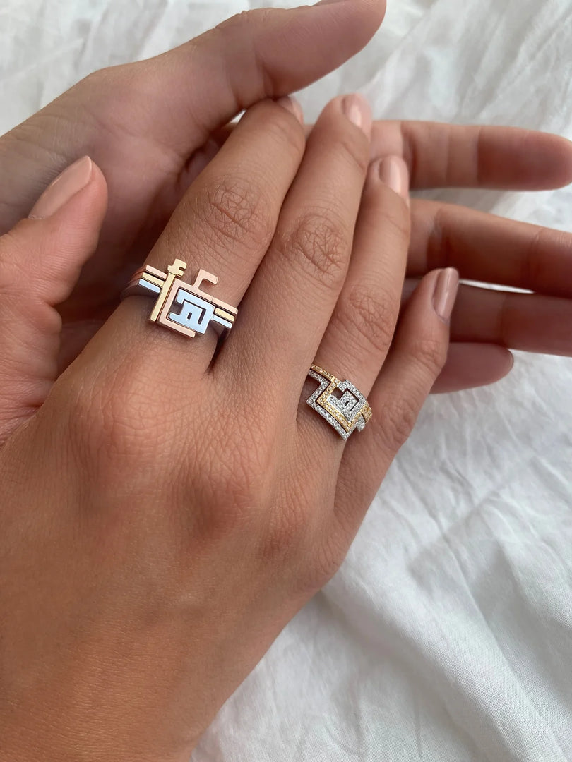 Thin Trio Rings