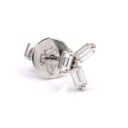 Trio Baguette Diamond Earrings - HIBA JABER