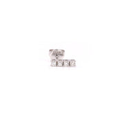 Trio Diamond Bar Earring - HIBA JABER