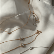 Trio Sparkle Diamond Bracelet - 18 - k - rose - gold - HIBA JABER