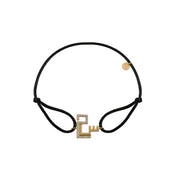 Two Character Letter Thread Bracelet - 7a & Seen - HIBA JABER