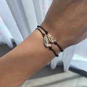 TWO CHARACTER THREAD BRACELET - HIBA JABER