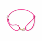 Two Character Thread Bracelet - Letters Raa & Thaa - HIBA JABER