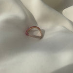 Load image into Gallery viewer, Two Way Bold Infinity Ring - Blue - HIBA JABER
