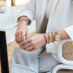 Load image into Gallery viewer, Two Way Bold Infinity Ring - Colored Gemstones - HIBA JABER
