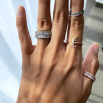 Load image into Gallery viewer, Two Way Diamond Eternity Band - HIBA JABER

