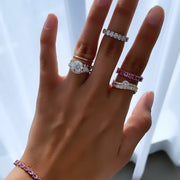 Two Way Diamond Eternity Band - HIBA JABER