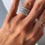 Load image into Gallery viewer, Two Way Diamond Eternity Band - HIBA JABER
