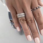 Load image into Gallery viewer, Two Way Diamond Eternity Band - HIBA JABER
