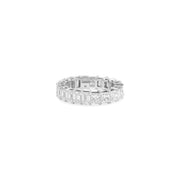 Two Way Eternity Band - Emerald & Princess - HIBA JABER