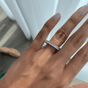 Two Way Eternity Ring | Princess & Pear Diamond - HIBA JABER
