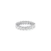 Two Way Eternity Ring | Princess & Pear Diamond - HIBA JABER