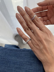 Two Way Pinki Bold Infinity Ring - Colored Gemstones - HIBA JABER