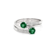 UAE National Day Duo Rings - WHITE - HIBA JABER