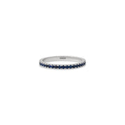 Ultra Thin Blue Sapphire Band - HIBA JABER