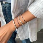 تحميل الصورة في عارض المعرض, Zigzag Diamond Pears with Droplets Bracelet - HIBA JABER
