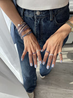 Load image into Gallery viewer, Zigzag Diamond Pears with Droplets Bracelet - HIBA JABER
