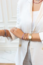 تحميل الصورة في عارض المعرض, Zigzag Diamond Pears with Droplets Bracelet - HIBA JABER
