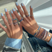 Zigzag Pear Diamond Droplet Ring - HIBA JABER