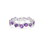 Load image into Gallery viewer, Zigzag Pear Red Rubies Droplet Ring - HIBA JABER
